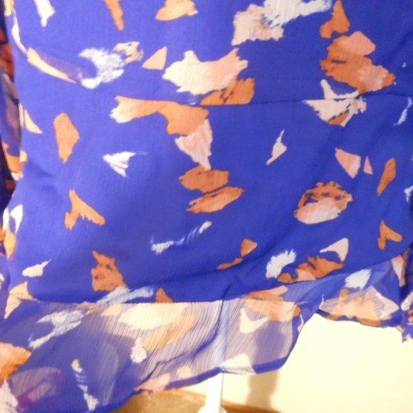 Nine West Blouse NWT Flowy Floral Office Party Travel Women's Size XXL - Picture 7 of 11